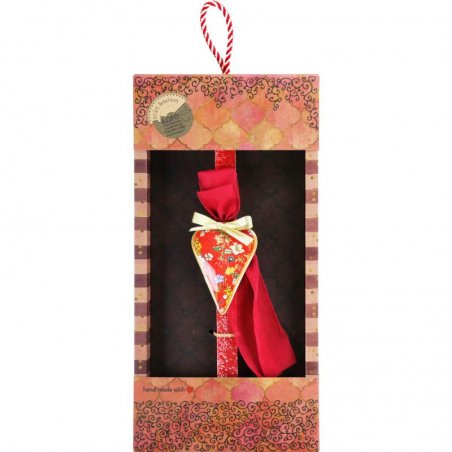 Λαμπάδα Καρδιά φλοράλ -...