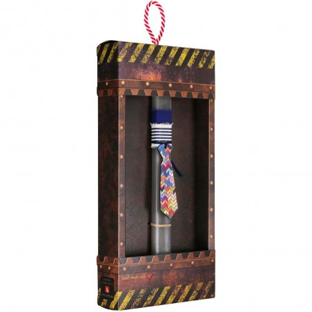 Λαμπάδα Basic -Γραβάτα ζικ ζακ