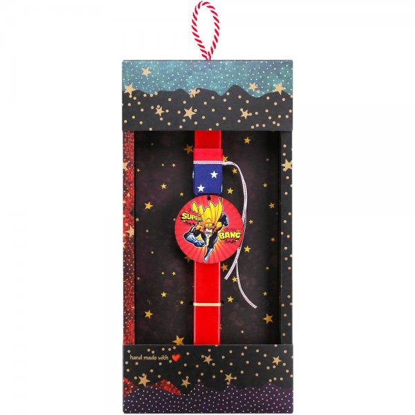 Λαμπάδα Basic -Super Hero BANG