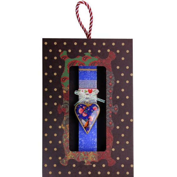 Λαμπάδα Καρδιά φλοράλ μικρή...