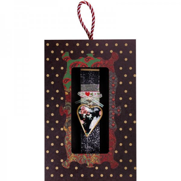 Λαμπάδα Καρδιά φλοράλ μικρή...