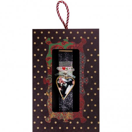 Λαμπάδα Καρδιά φλοράλ μικρή...