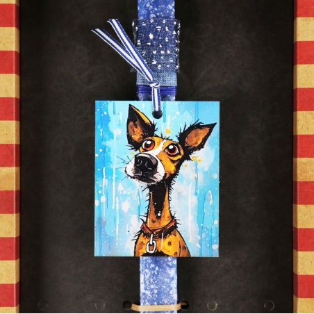 Λαμπάδα Καδράκι pet - Σκύλος